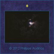 Image n48 - Lune scintillant  travers les nuages