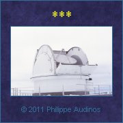 Le radiotlescope POM2 et sa couple