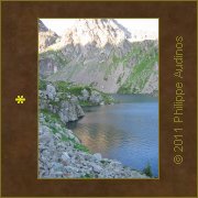 Image n35 - Rochers en feu (Lac du Crozet)